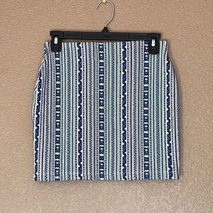 Zara Sweater Striped Mini Skirt Size Small